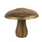 8 Inch Hand Carved Acacia Wood Mushroom Home Decor Sculpture Decorative Statue